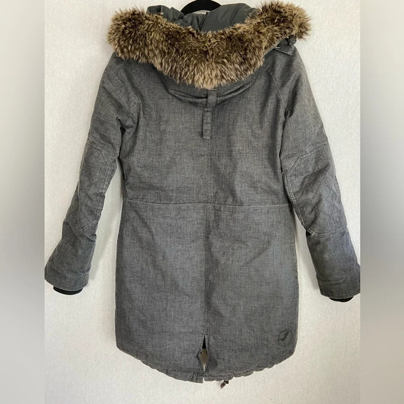 Community Aritzia down parka with faux fur  hoodie Sz S - Picture 3 of 17